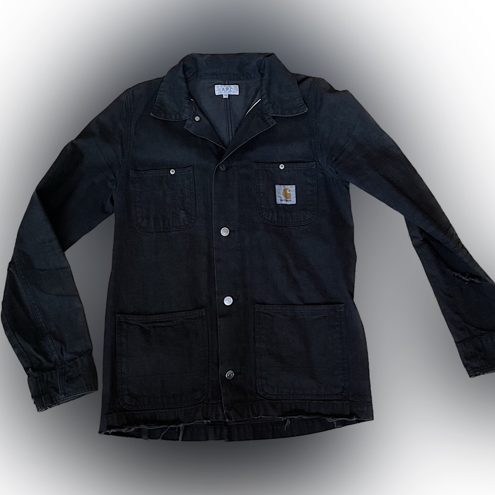 Cathartt x A.P.C. Denim Chore Jacket Black Size XS